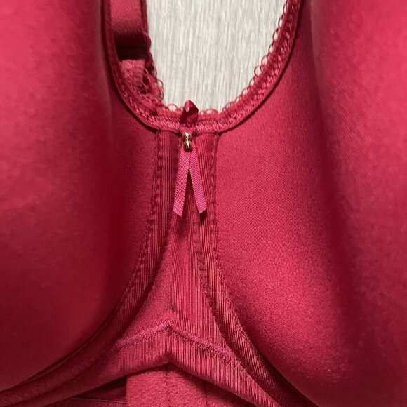 Wacoal Contour Bra Women's Size 38d Red Adjustable Straps Padded - Picture 5 of 9